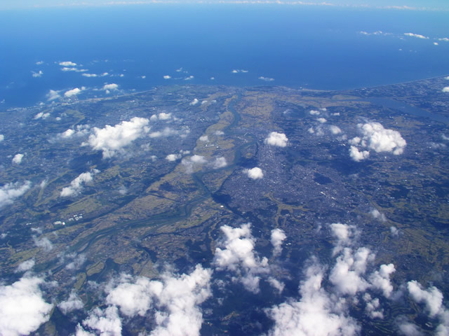 北海道の航空写真