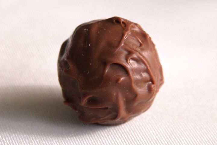 トリュフチョコレートのフリー写真素材