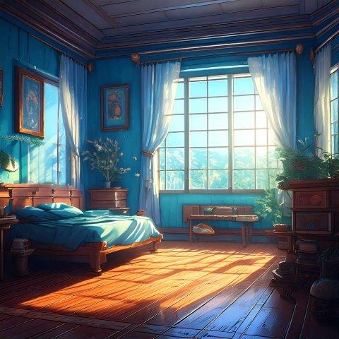 ゲームやアニメの世界の宿屋な背景２