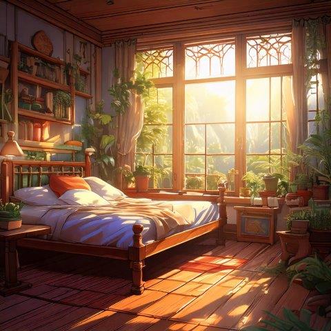 ゲームやアニメの世界の宿屋な背景６