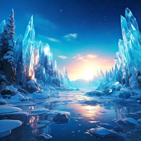 極寒な氷の世界２