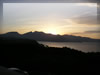雲仙普賢岳の日の出（朝日）のフリー写真素材