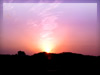 フリー写真「夕陽の七変化」