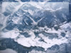 スイス上空　冬・雪景色のフリー写真素材・無料画像011