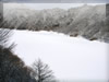 凍結する湯西川ダム　冬・雪景色のフリー写真素材・無料画像046