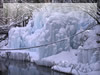 氷瀑　冬の湯西川温泉名物　冬・雪景色のフリー写真素材・無料画像049