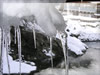 ツララ　冬の風物詩　冬・雪景色のフリー写真素材・無料画像050