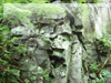 崖・岩壁の無料画像　奥入瀬渓流の断崖