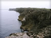 残波岬の断崖
