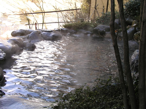 鬼怒川温泉 露天風呂のフリー写真素材 無料画像