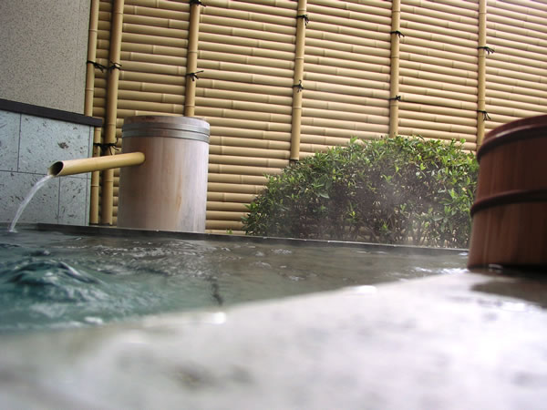 客室露天風呂 温泉 宿のフリー写真素材 無料画像