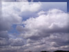 真夏の層積雲の無料画像