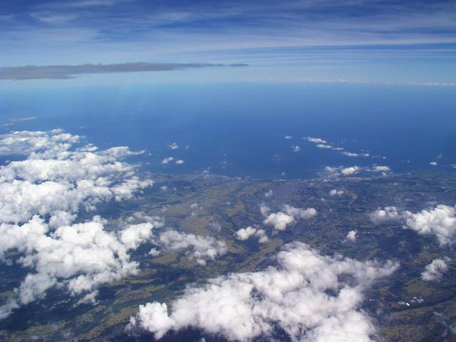 北海道上空