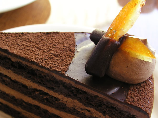 チョコレートケーキのフリー写真素材 無料画像