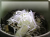 玄米雑炊（刻みネギのせ）の無料写真