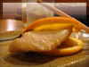焼き魚（オレンジ挟み）のフリー写真素材
