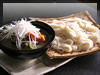タイ風カレーと素麺（そうめん）のフリー写真