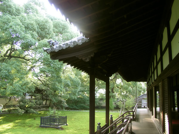 お寺の日本庭園