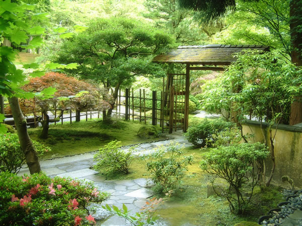 日本庭園（ワシントン公園）のフリー写真素材　無料画像