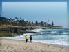 サンディエゴのビーチ（アメリカ）フリー写真素材