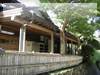 竹垣と日本家屋の無料素材