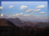 丹沢の山々（大山からの眺望）のフリー写真
