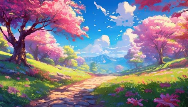 春・桜のフリー素材